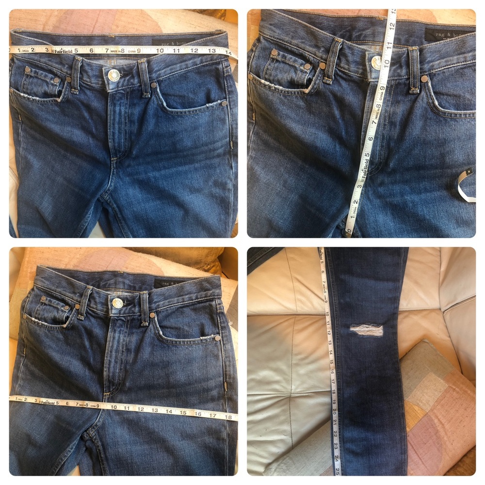 NWT Rag & Bone High Waist Skinny Jeans - Picture 8 of 8